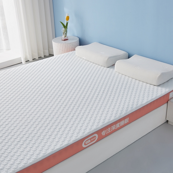 91家纺网 家纺一手货源 找家纺 鹿辉家居（原吉欧力） 2025新款竹炭纤维凝胶复合床垫 深睡橙