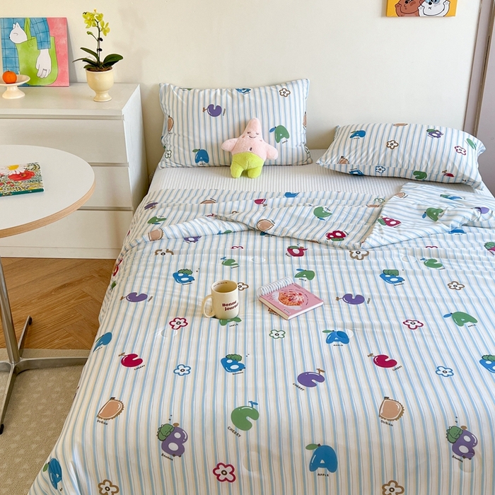 91家纺网 家纺一手货源 找家纺 暖生活 2025新款冰激淋凉感丝夏被系列