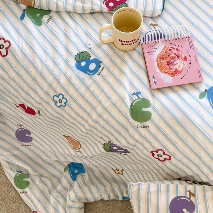 91家纺网 家纺一手货源 找家纺 暖生活 2025新款冰激淋凉感丝夏被系列