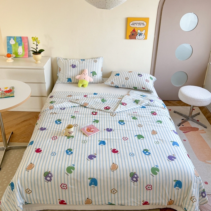 暖生活 2025新款冰激淋凉感丝夏被系列