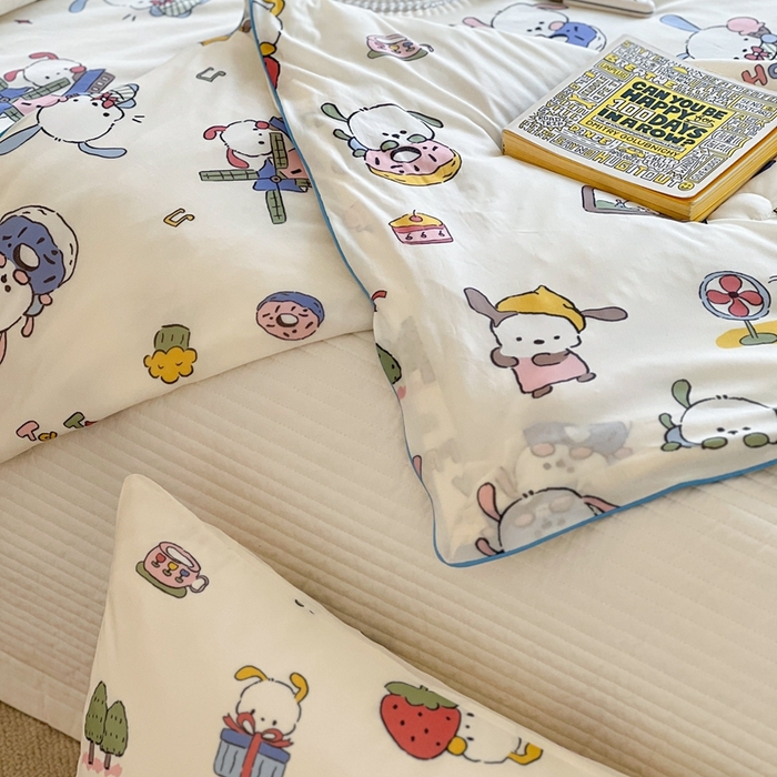 91家纺网 家纺一手货源 找家纺 暖生活 2025新款冰激淋凉感丝夏被系列