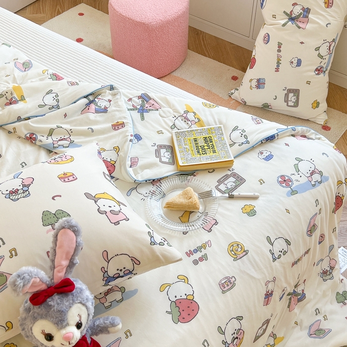 91家纺网 家纺一手货源 找家纺 暖生活 2025新款冰激淋凉感丝夏被系列