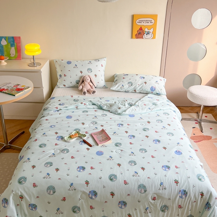 暖生活 2025新款冰激淋凉感丝夏被系列