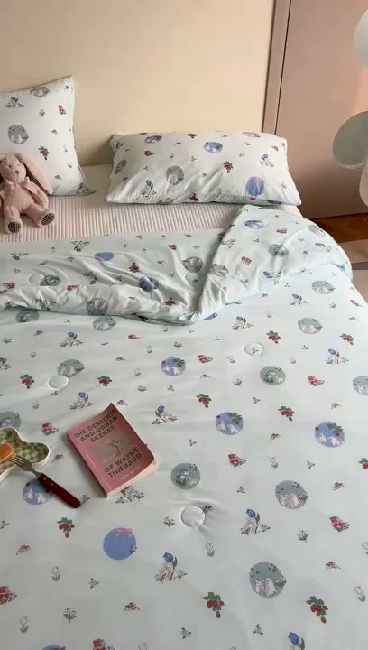 91家纺网 家纺一手货源 找家纺 暖生活 2025新款冰激淋凉感丝夏被系列