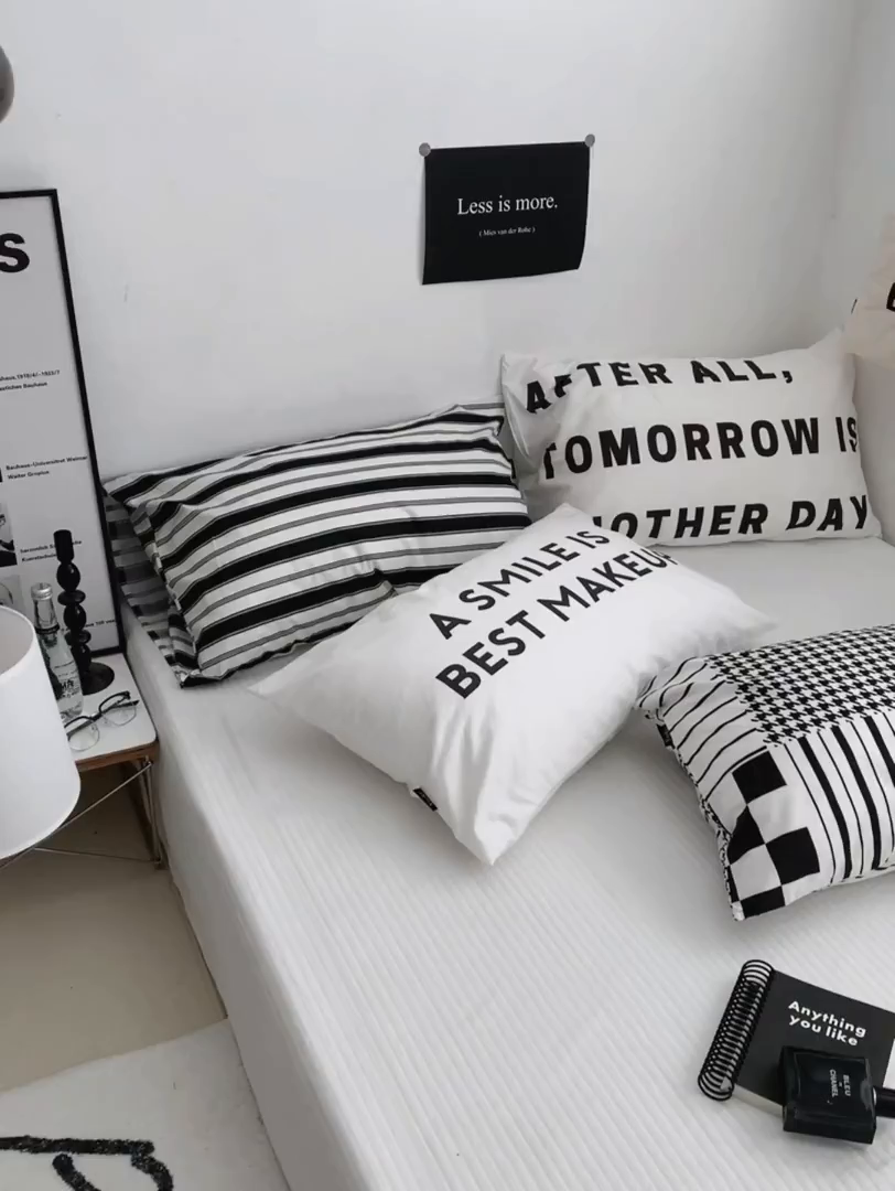 91家纺网 家纺一手货源 找家纺 （总）柚可家居 2024新款40支纯棉斜纹单枕套