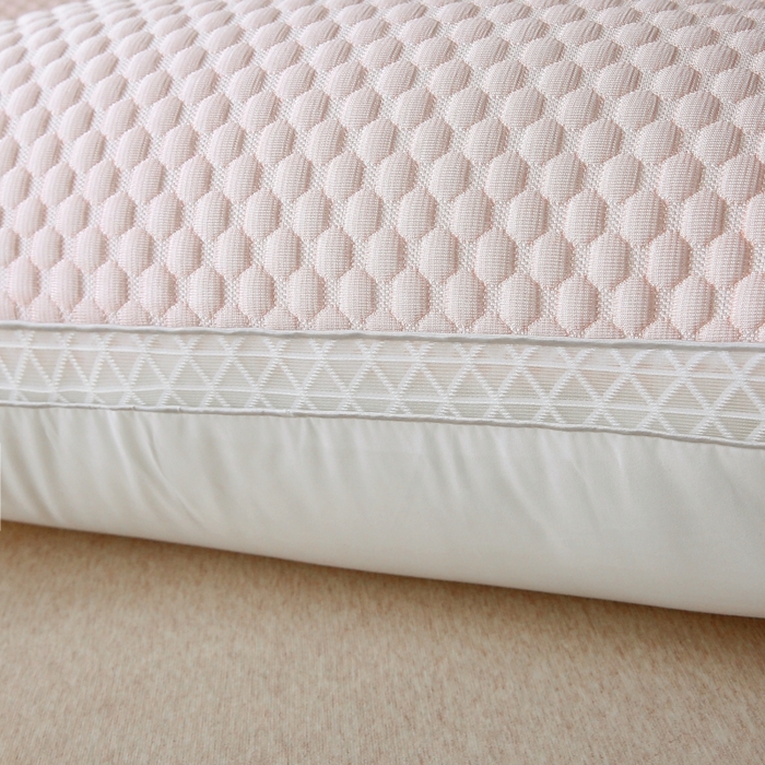 91家纺网 家纺一手货源 找家纺 （总）怡薇格枕芯 2025新款凉感豆豆枕透气网边立体枕 枕头枕芯