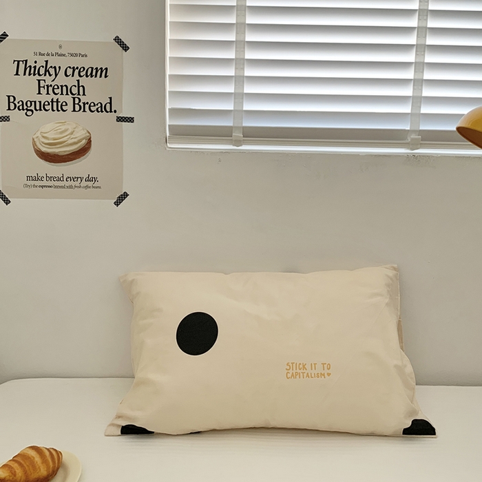 91家纺网 家纺一手货源 找家纺 （总）柚可家居 2024新款活性印染ins多巴胺单枕套3