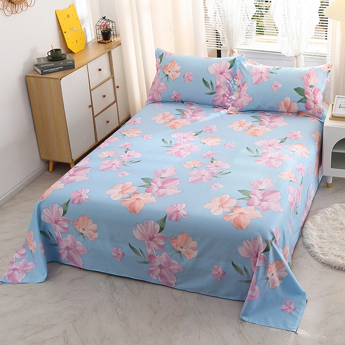 91家纺网 家纺一手货源 找家纺 馨雅家纺 2025新款全棉纯棉多规格单品床单 凝香秋水