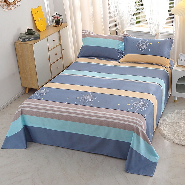 91家纺网 家纺一手货源 找家纺 馨雅家纺 2025新款全棉纯棉多规格单品床单 仰望星空