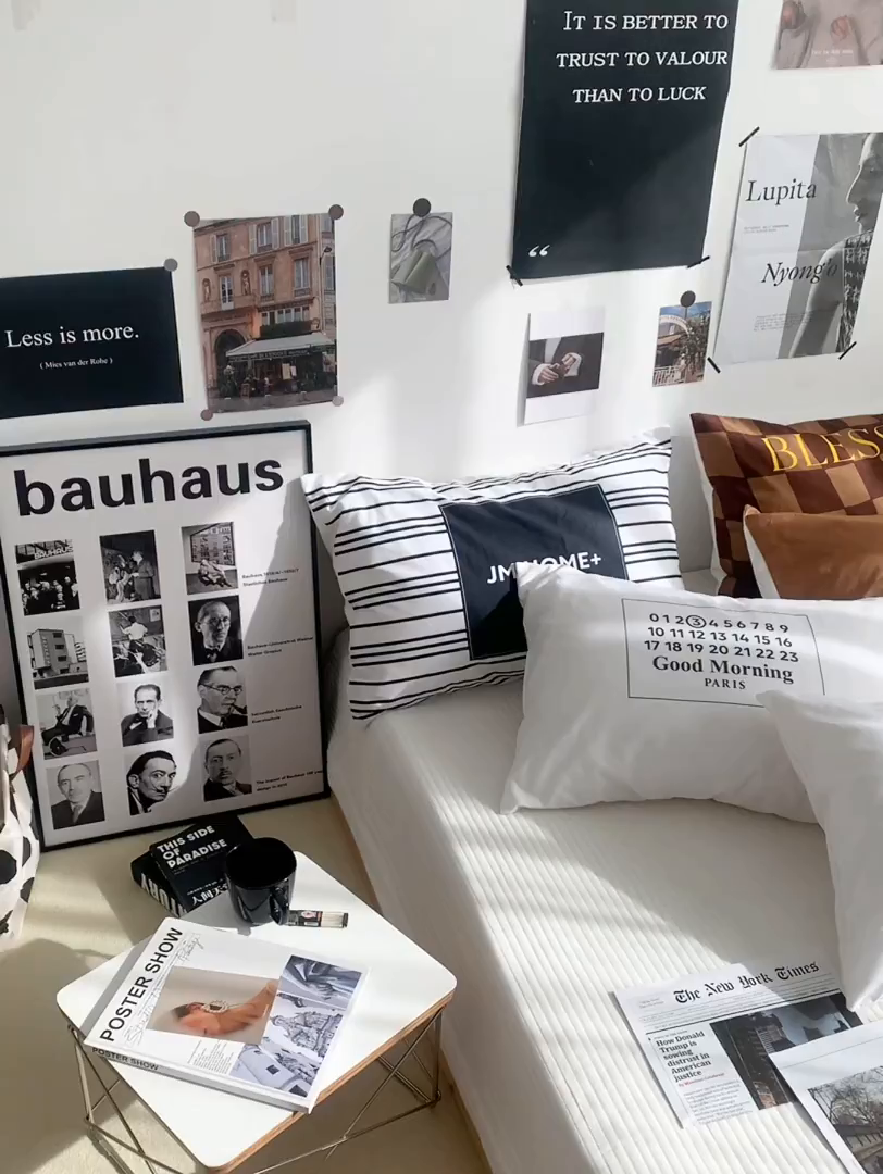 91家纺网 家纺一手货源 找家纺 （总）柚可家居 2024新款数码定版全棉单枕套系列-美拉德