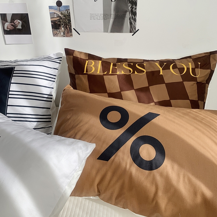 91家纺网 家纺一手货源 找家纺 柚可家居 2024新款数码定版全棉单枕套系列-美拉德 JMHOME