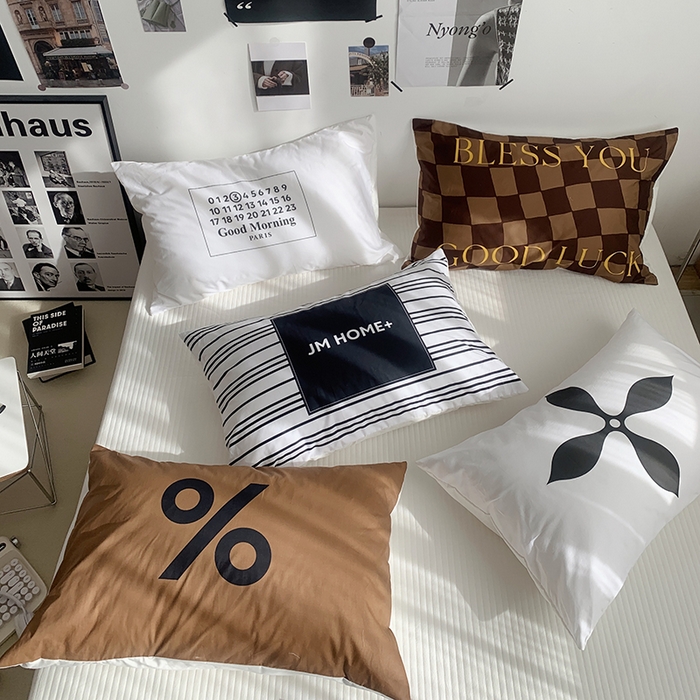 91家纺网 家纺一手货源 找家纺 柚可家居 2024新款数码定版全棉单枕套系列-美拉德 JMHOME