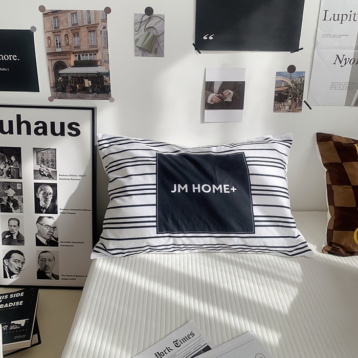 91家纺网 家纺一手货源 找家纺 柚可家居 2024新款数码定版全棉单枕套系列-美拉德 JMHOME