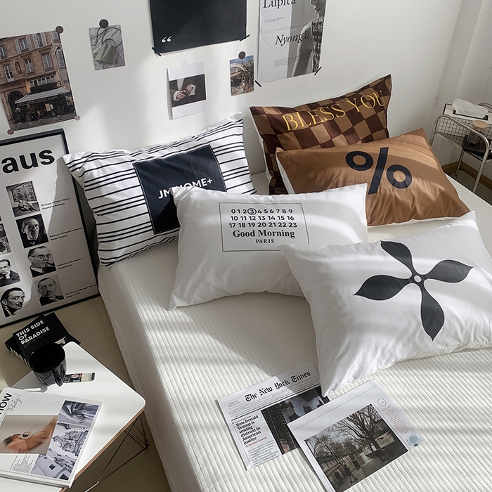 91家纺网 家纺一手货源 找家纺 柚可家居 2024新款数码定版全棉单枕套系列-美拉德 JMHOME