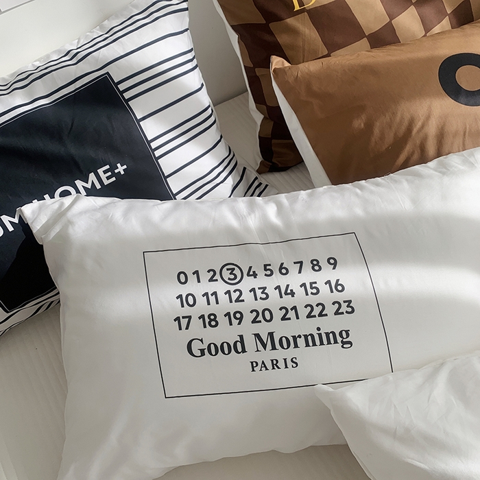 91家纺网 家纺一手货源 找家纺 柚可家居 2024新款数码定版全棉单枕套系列-美拉德 美拉德格子