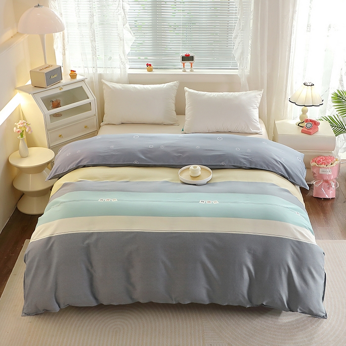 91家纺网 家纺一手货源 找家纺 馨雅家纺 2025新款全棉纯棉多规格单品被套 塔希