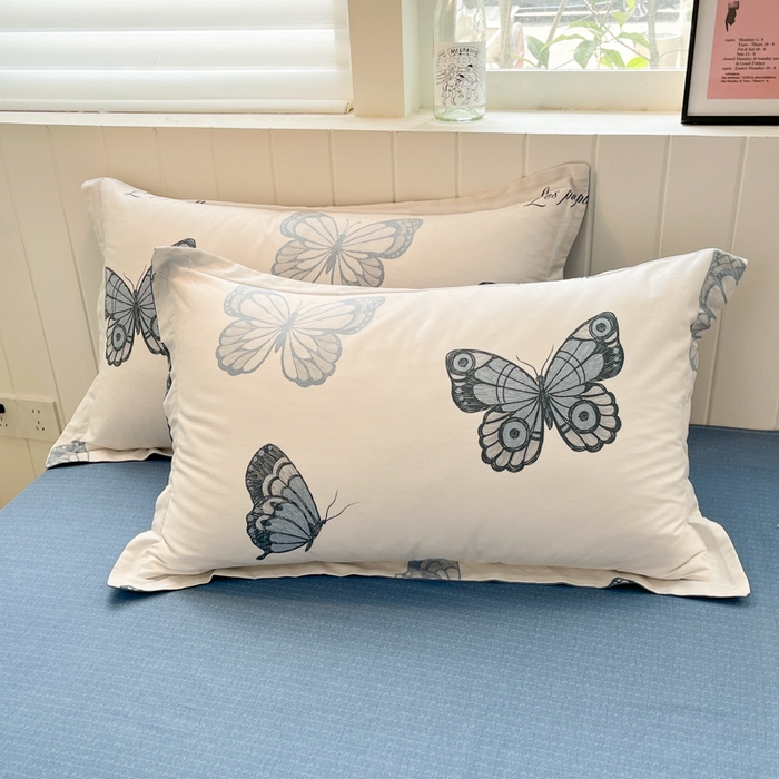 91家纺网 家纺一手货源 找家纺 绘萱2025新100%全棉纯棉印花四件套4三件套3（喷气工艺高品质）【花型持续更新】 周庄梦蝶