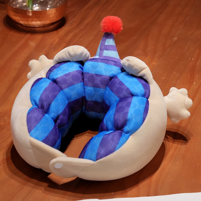 仟亿莱2025新款小手打开冰豆豆毛毛虫U枕 冰豆豆毛毛虫暹罗猫-2