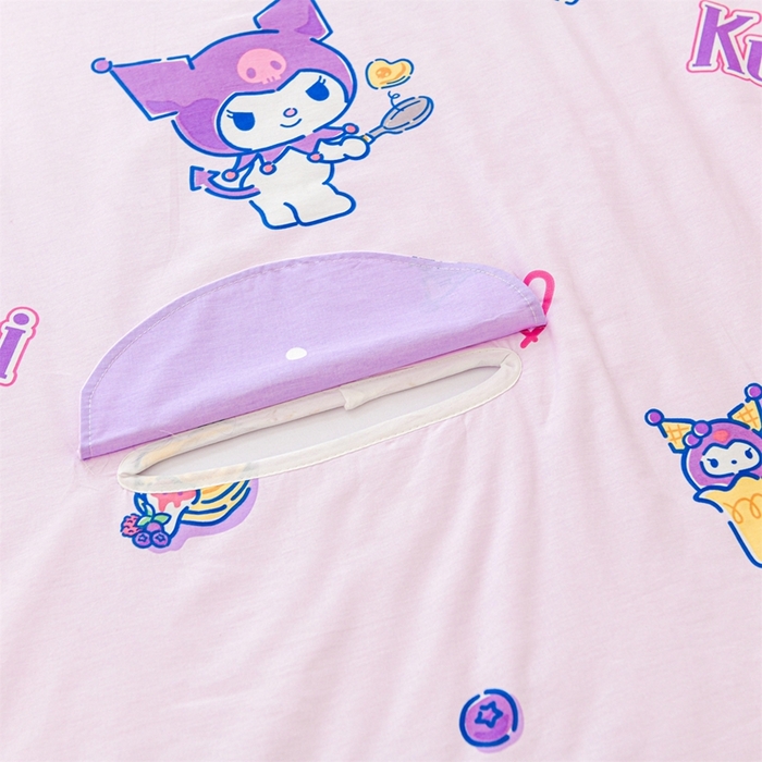 91家纺网 家纺一手货源 找家纺 名兮家居 2025新款正版授权全棉儿童护肚防踢盖毯 防踢被-甜筒库洛米