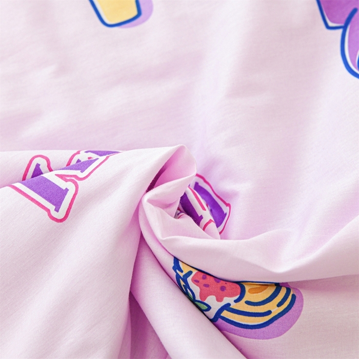 91家纺网 家纺一手货源 找家纺 名兮家居 2025新款正版授权全棉儿童护肚防踢盖毯 防踢被-甜筒库洛米