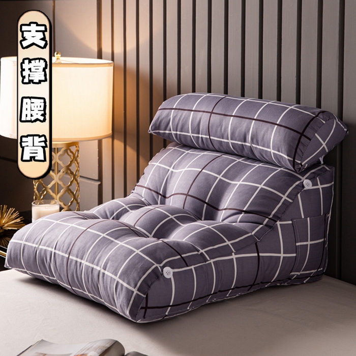 91家纺网 家纺一手货源 找家纺 （总）眠小二靠枕靠垫  2025新款可拆洗可调节护腰靠枕靠垫枕芯午睡枕（联系厂家代发包邮）