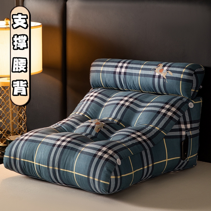 91家纺网 家纺一手货源 找家纺 （总）眠小二靠枕靠垫  2025新款可拆洗可调节护腰靠枕靠垫枕芯午睡枕（联系厂家代发包邮）