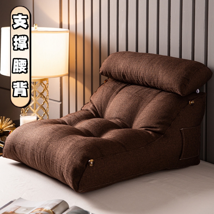 91家纺网 家纺一手货源 找家纺 （总）眠小二靠枕靠垫  2025新款可拆洗可调节护腰靠枕靠垫枕芯午睡枕（联系厂家代发包邮）