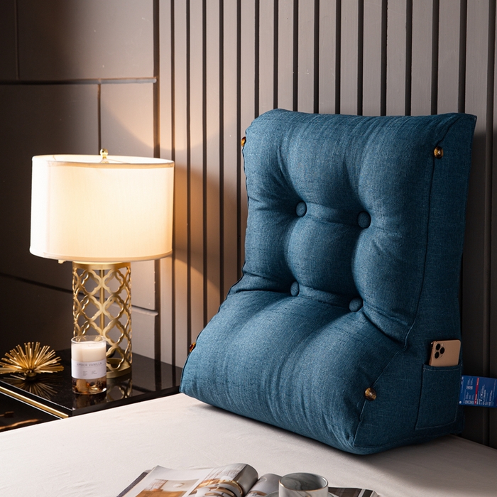 91家纺网 家纺一手货源 找家纺 （总）眠小二靠枕靠垫  2025新款可拆洗可调节护腰靠枕靠垫枕芯午睡枕（联系厂家代发包邮）