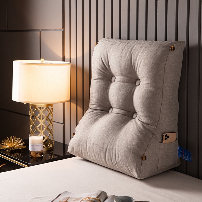 91家纺网 家纺一手货源 找家纺 （总）眠小二靠枕靠垫  2025新款可拆洗可调节护腰靠枕靠垫枕芯午睡枕（联系厂家代发包邮）