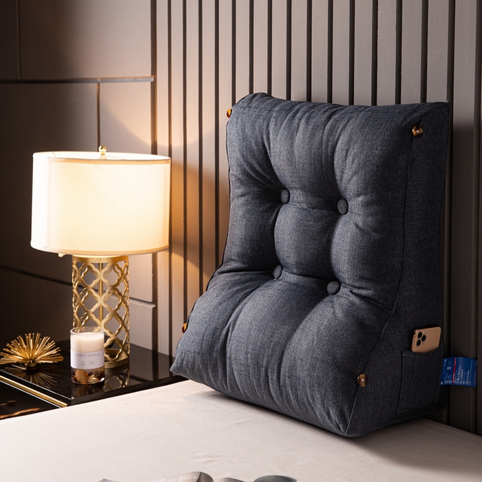 91家纺网 家纺一手货源 找家纺 （总）眠小二靠枕靠垫  2025新款可拆洗可调节护腰靠枕靠垫枕芯午睡枕（联系厂家代发包邮）