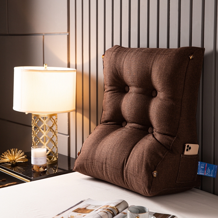 91家纺网 家纺一手货源 找家纺 （总）眠小二靠枕靠垫  2025新款可拆洗可调节护腰靠枕靠垫枕芯午睡枕（联系厂家代发包邮）