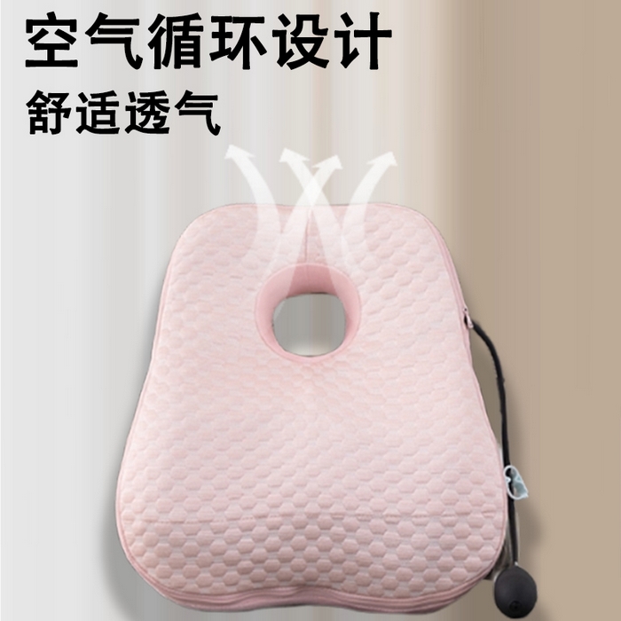 91家纺网 家纺一手货源 找家纺 （总）眠小二靠枕靠垫 2025新款J01座椅靠垫枕芯可气囊调节高度（联系厂家代发包邮）