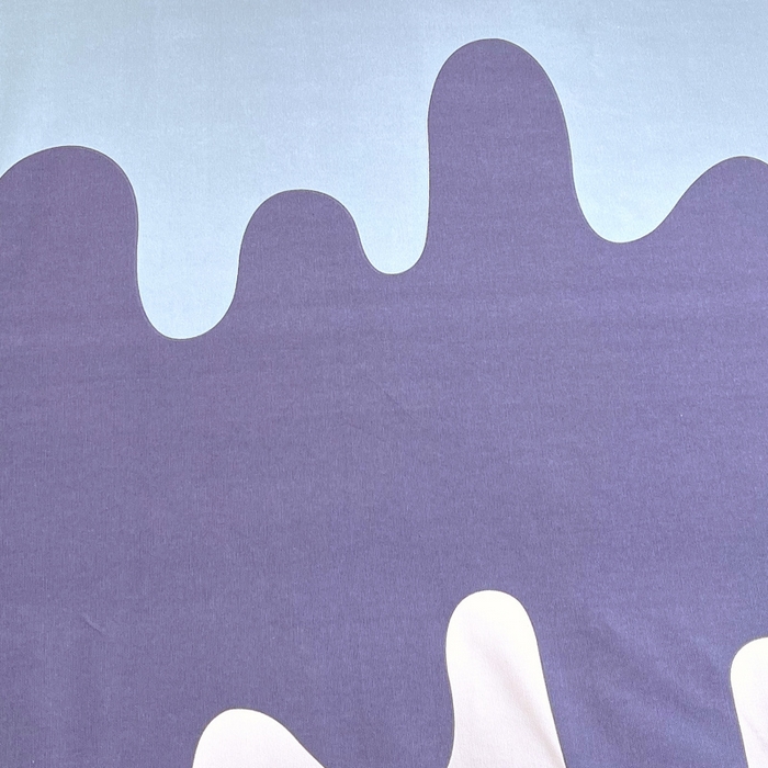 91家纺网 家纺一手货源 找家纺 金鑫汇家纺 2025新款A类全棉老粗布床单 老粗布·奶油蓝