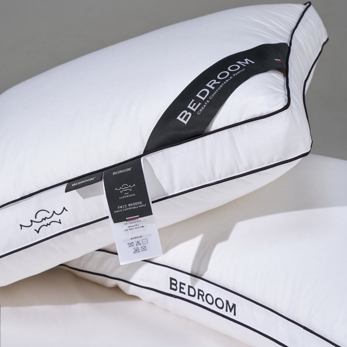 91家纺网 家纺一手货源 找家纺 （总）境月枕芯坊 2025新款黑标羽绒枕立体款枕头枕芯