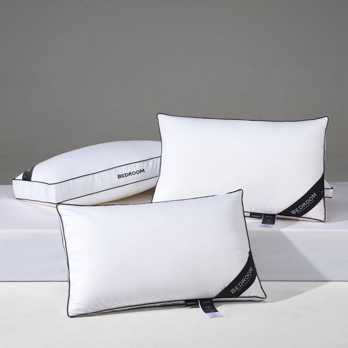 境月枕芯坊 2025新款黑标羽绒枕立体款枕头枕芯 黑标羽绒枕 48x74cm低枕/只