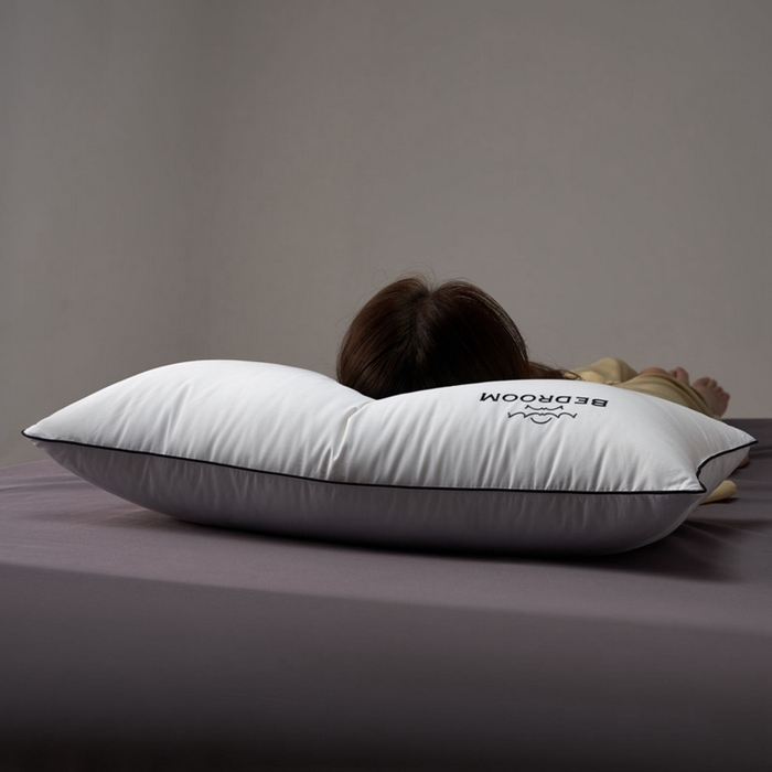 91家纺网 家纺一手货源 找家纺 （总）境月枕芯坊 2025新款黑标羽绒枕单边舒适款枕头枕芯