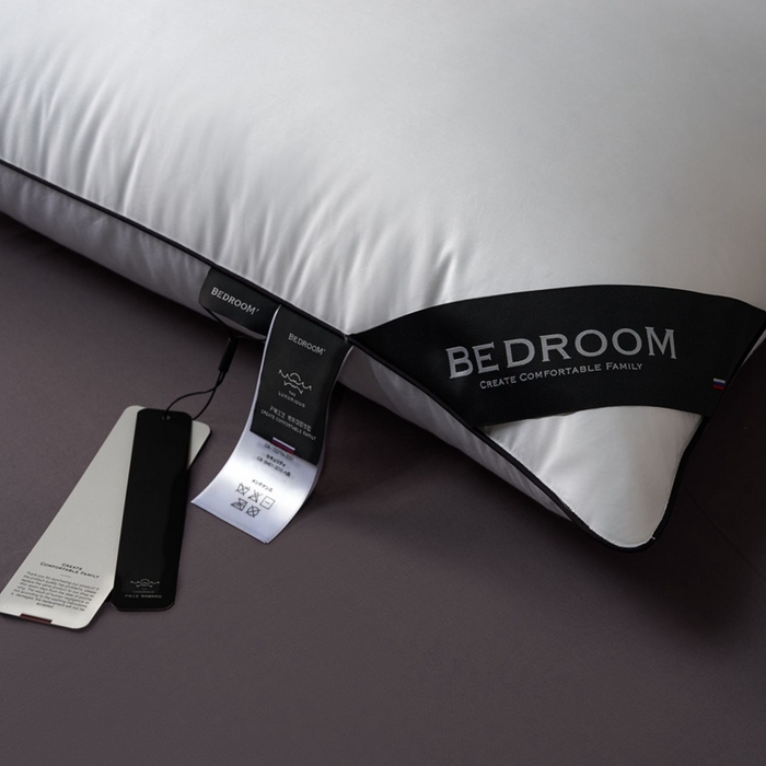 91家纺网 家纺一手货源 找家纺 （总）境月枕芯坊 2025新款黑标羽绒枕单边舒适款枕头枕芯