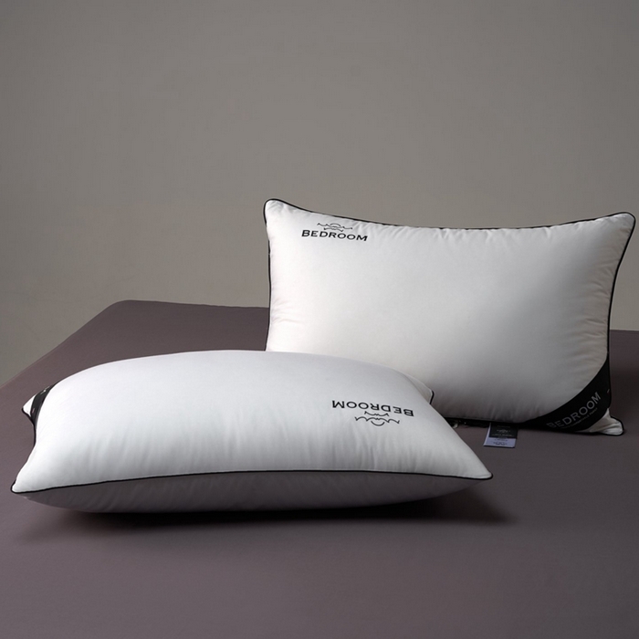 91家纺网 家纺一手货源 找家纺 （总）境月枕芯坊 2025新款黑标羽绒枕单边舒适款枕头枕芯