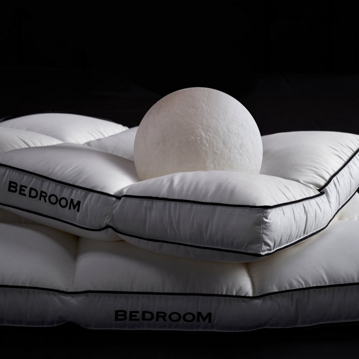 91家纺网 家纺一手货源 找家纺 （总）境月枕芯坊 2025新款黑标羽绒枕分区枕枕头枕芯