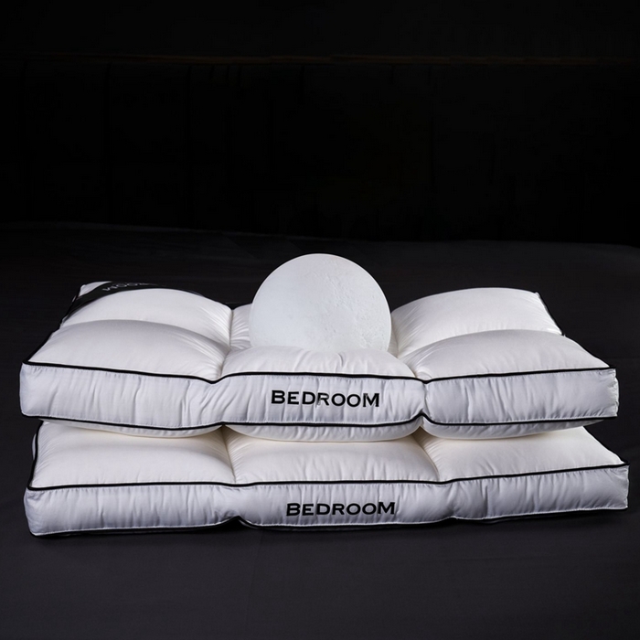 91家纺网 家纺一手货源 找家纺 （总）境月枕芯坊 2025新款黑标羽绒枕分区枕枕头枕芯