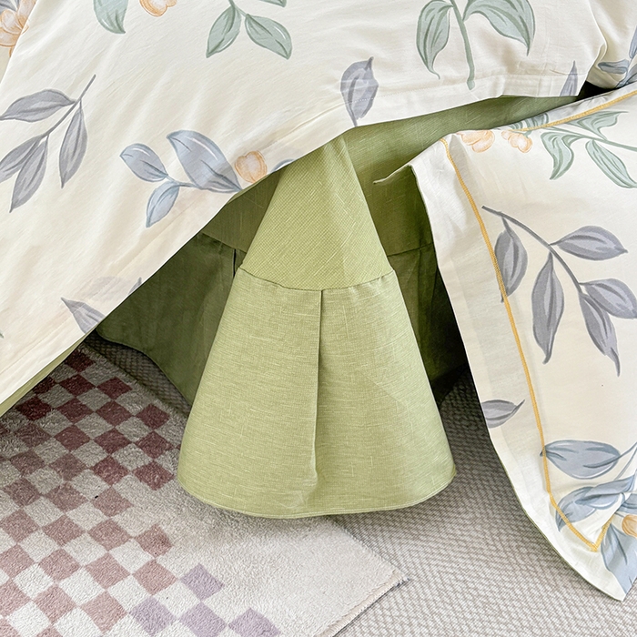 91家纺网 家纺一手货源 找家纺 宇彬家纺 2025新款13070全棉纯棉印花单被套一字绣工艺款 一字绣 风吹一夏