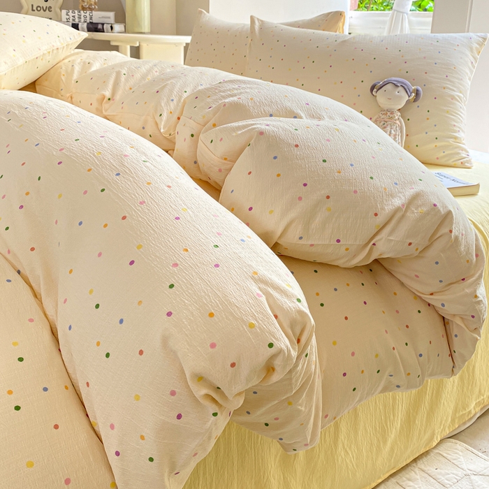 91家纺网 家纺一手货源 找家纺 （总）韩巢家纺 2025热销新款云感双层纱单件被套-（提供卖家秀）