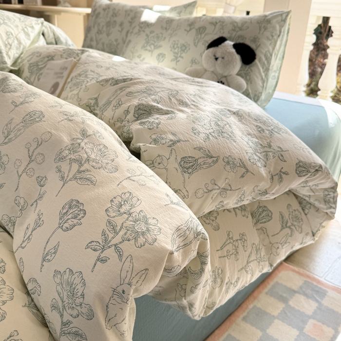 91家纺网 家纺一手货源 找家纺 （总）韩巢家纺 2025热销新款云感双层纱单件被套-（提供卖家秀）