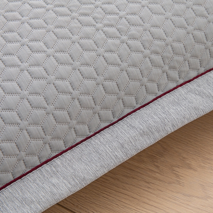 91家纺网 家纺一手货源 找家纺 织布人 2025新款夏季冰丝凉感冰豆豆枕套单品枕套枕套单件 元气冰豆豆-灰