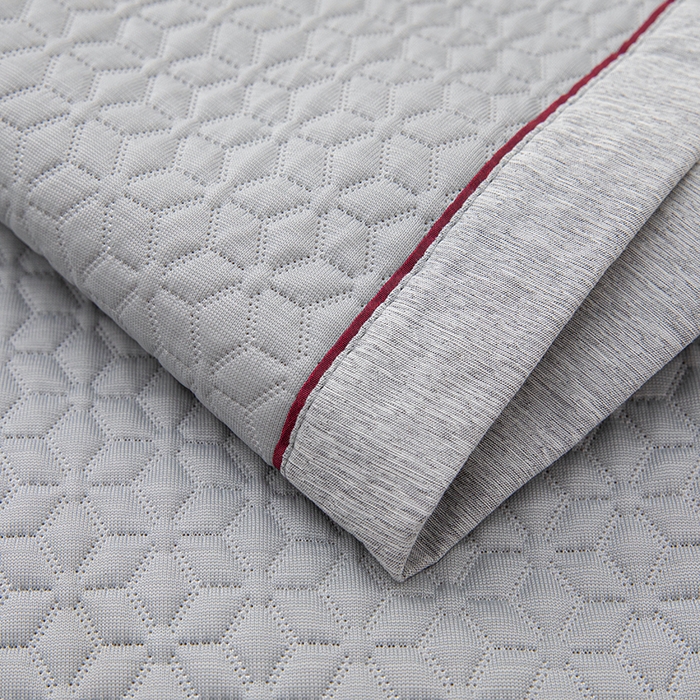 91家纺网 家纺一手货源 找家纺 织布人 2025新款夏季冰丝凉感冰豆豆枕套单品枕套枕套单件 元气冰豆豆-灰