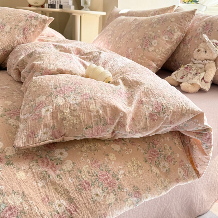 91家纺网 家纺一手货源 找家纺 韩巢家纺 2025热销新款云感双层纱单件被套-（提供卖家秀） 爱如星辰