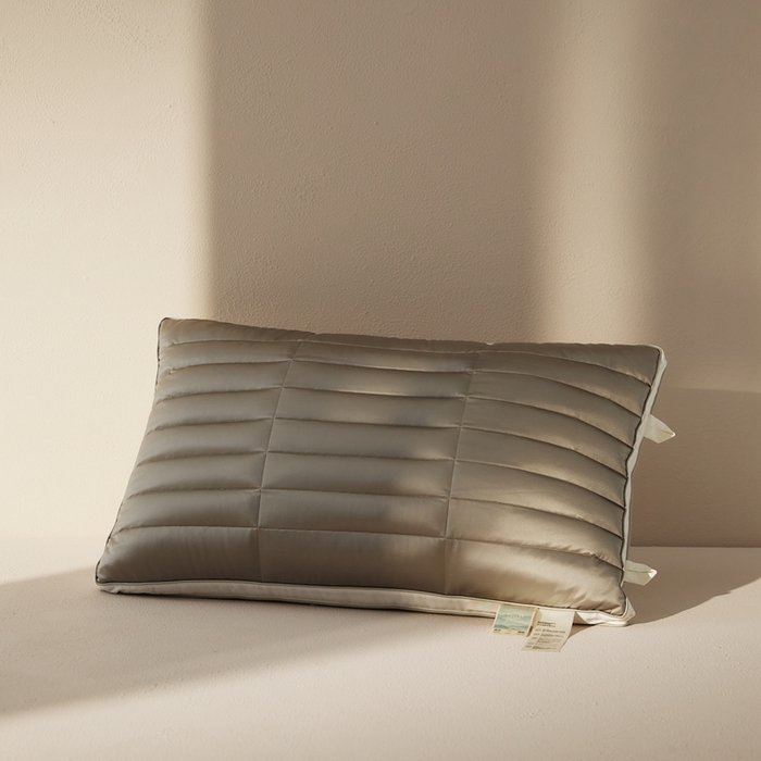 境月2025新款锦氨黑苦荞麦枕 锦氨黑苦荞—灰高度（15-18cm)