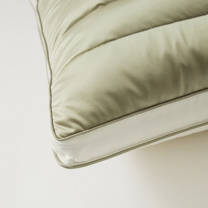 91家纺网 家纺一手货源 找家纺 境月2025新款锦氨黑苦荞麦枕 锦氨黑苦荞—绿高度（15-18左右）