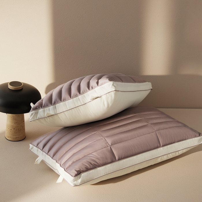 91家纺网 家纺一手货源 找家纺 境月2025新款锦氨黑苦荞麦枕 锦氨黑苦荞—紫高度（15-18左右）