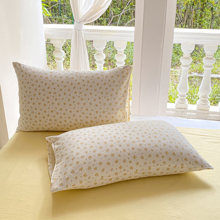 91家纺网 家纺一手货源 找家纺 韩巢家纺 2025热销新款云感双层纱单件被套-（提供卖家秀） 橘子海